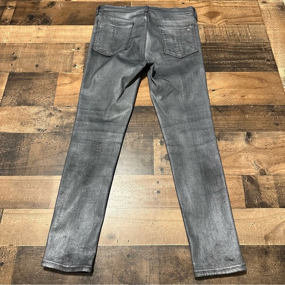 Rag & Bone Metallic Coated Skinny Jeans - Picture 3 of 8